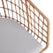 Flash Furniture Natural Rattan Rope Chairs & Lt Gray Cushions, PK 2 TW-VN015-15-NAT-LGY-GG - alternate 5